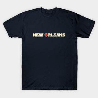 New Orleans basketball city T-Shirt